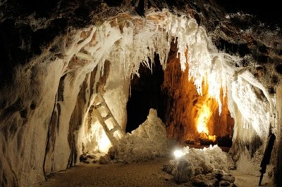 La mine de sel de Cardona